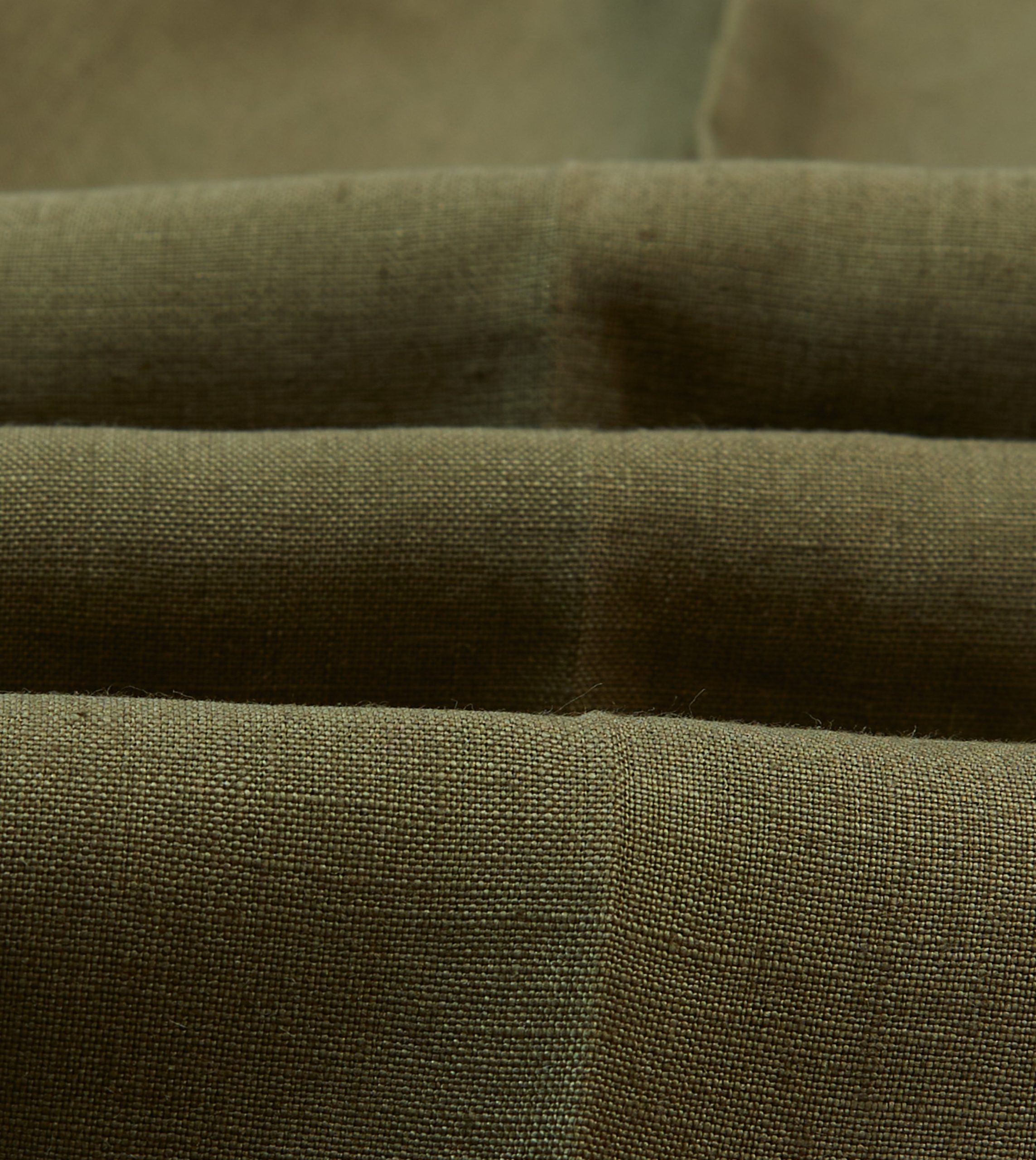 Olive Irish Linen Single Pleat Trouser - Image 2