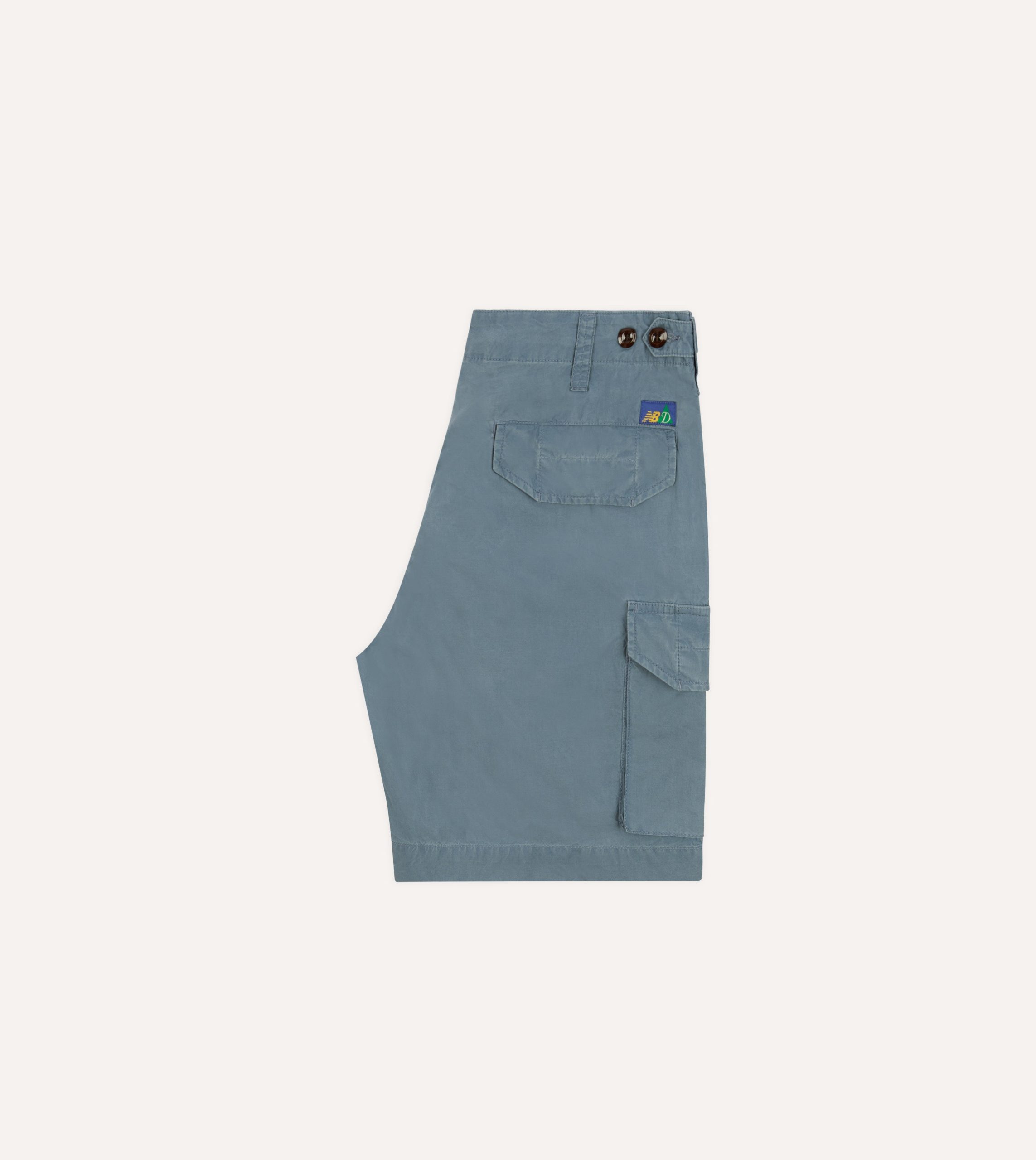Drake's and New Balance Waxed Cotton Hiking Shorts - Image 5