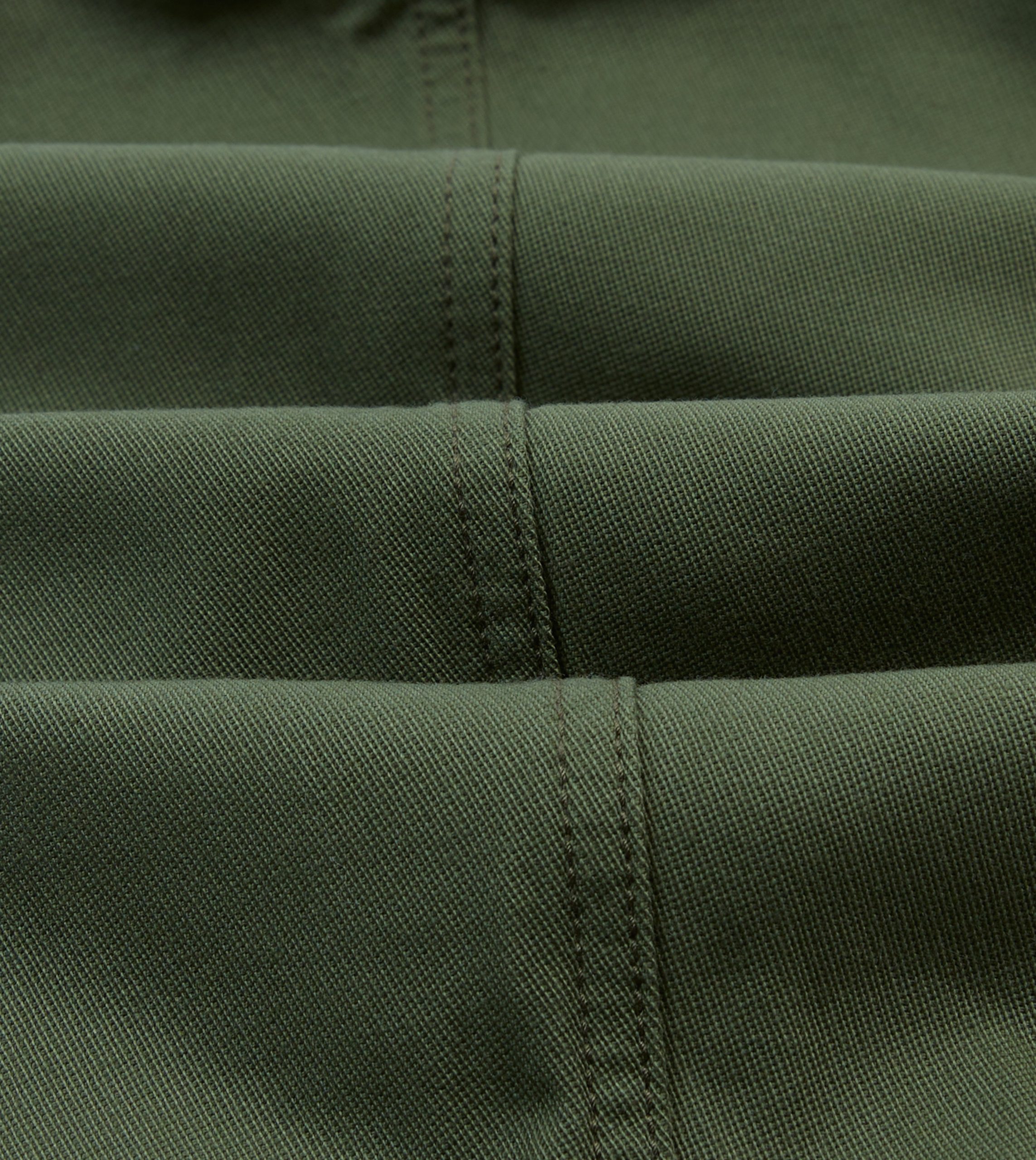 Olive Cotton Fatigue Trouser - Image 2