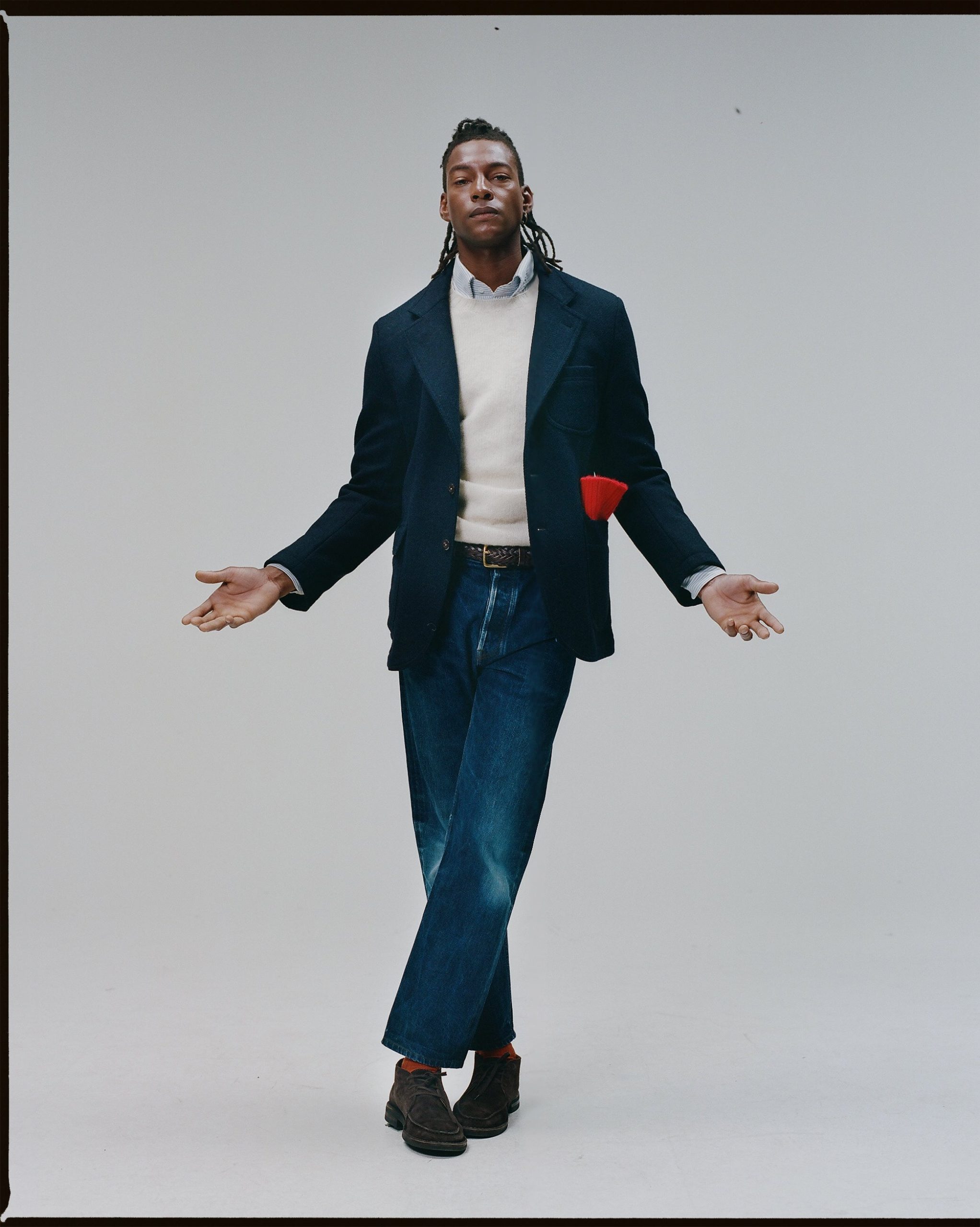 Navy Harris Tweed Games Blazer Mk. VII - Image 11