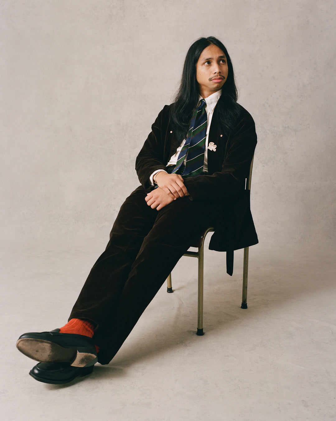 Shoyoroll by Drake's Corduroy Games Trousers - Image 7