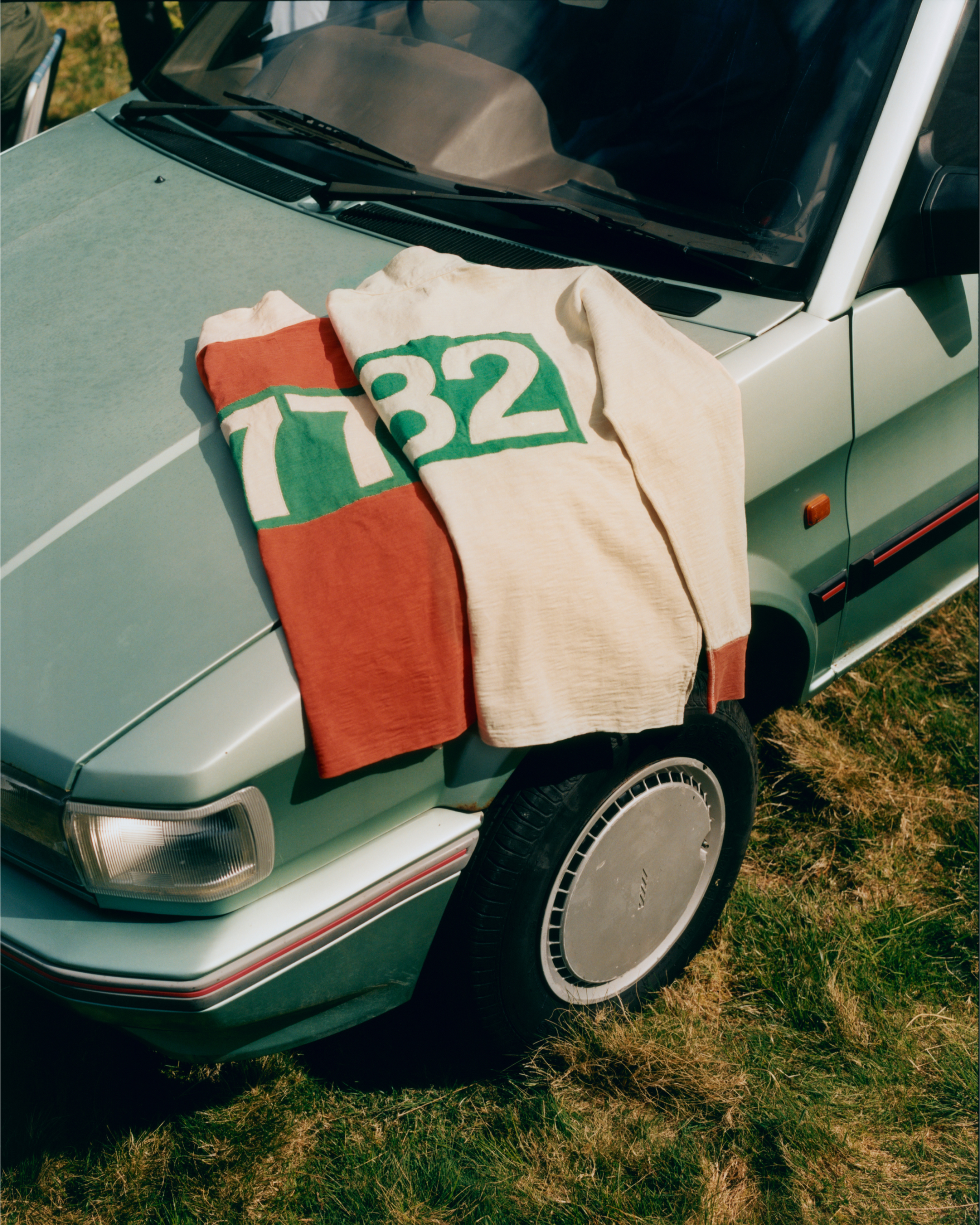 Drake's and New Balance '82 Flamé Rugby Shirt - Image 7